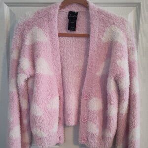 Puffy Pink Cloud Cardigan